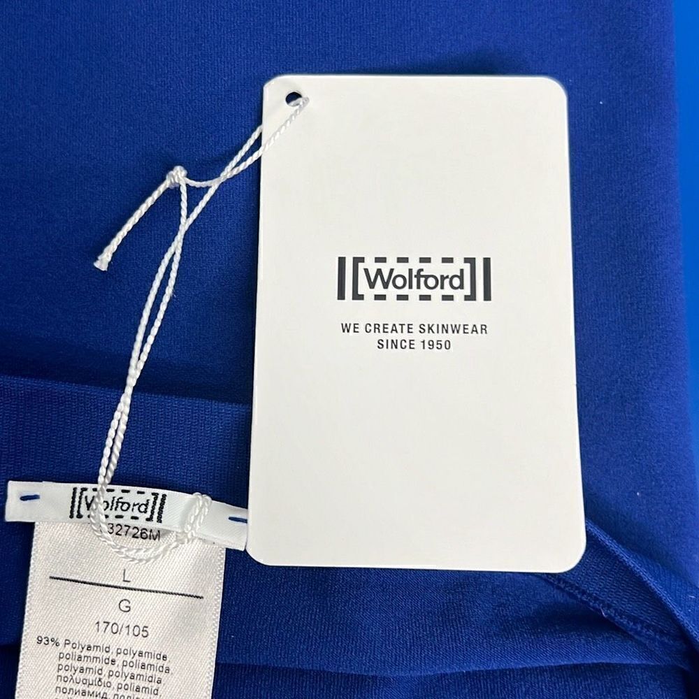 NWT Wolford Fatal Dress L Blue - Picture 11 of 13